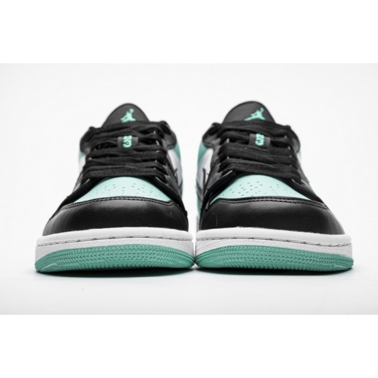 Nike Air Jordan 1 Low Emerald Toe 553558-117 Nike Air Jordan 1 Low Emerald Toe 553558-117