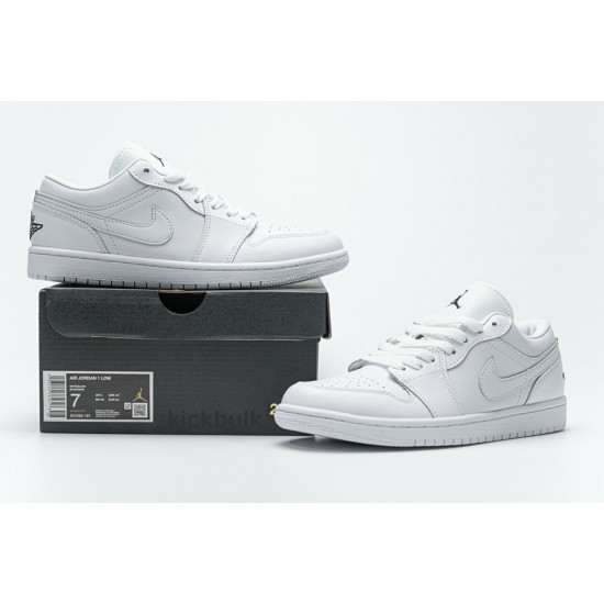 Nike Air Jordan 1 Low White Black 553560-101 Nike Air Jordan 1 Low White Black 553560-101