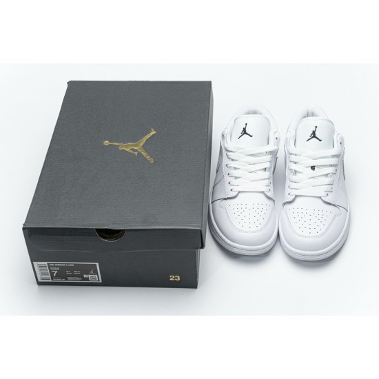 Nike Air Jordan 1 Low White Black 553560-101