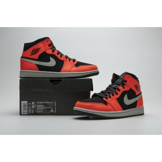 Air Jordan 1 Mid Black Cone 554724-062