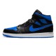 AIR JORDAN 1 MID 'BLACK HYPER ROYAL' 554724-068 AIR JORDAN 1 MID 'BLACK HYPER ROYAL' 554724-068