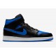 AIR JORDAN 1 MID 'BLACK HYPER ROYAL' 554724-068 AIR JORDAN 1 MID 'BLACK HYPER ROYAL' 554724-068