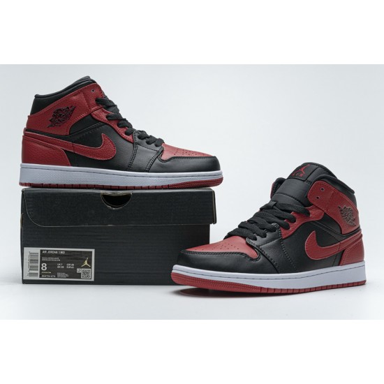 Air Jordan 1 Mid Banned 2020 554724-074 Air Jordan 1 Mid Banned 2020 554724-074
