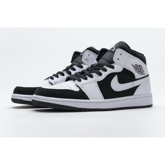 Nike Air Jordan 1 Mid Tuxedo 554724-113 Nike Air Jordan 1 Mid Tuxedo 554724-113