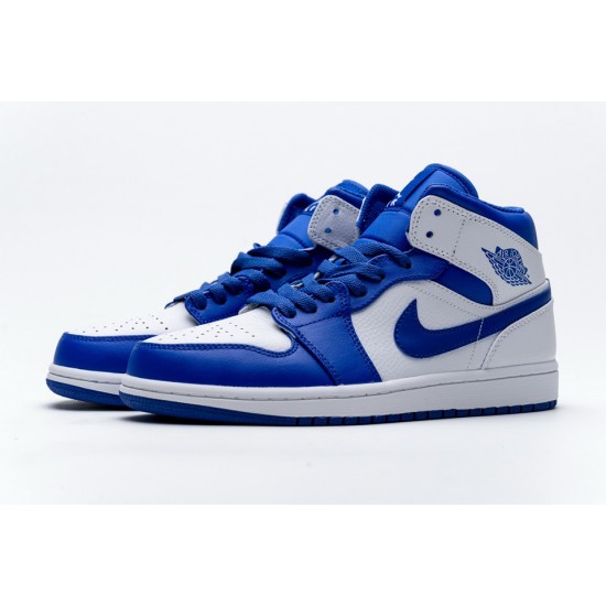 Air Jordan 1 Mid Hyper Royal 554724-114 Air Jordan 1 Mid Hyper Royal 554724-114