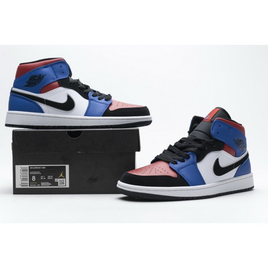 Nike Air Jordan 1 Mid TOP 3 554724-124 Nike Air Jordan 1 Mid TOP 3 554724-124