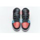Nike AIR JORDAN 1 MID MULTI-COLOR BRED ORANGE MENS GS SHOES 554724-125 Nike AIR JORDAN 1 MID MULTI-COLOR BRED ORANGE MENS GS SHOES 554724-125