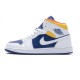 Nike Air Jordan 1 Mid Royal Blue Laser Orange 554724-131 Nike Air Jordan 1 Mid Royal Blue Laser Orange 554724-131