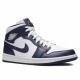 Nike Air Jordan 1 Mid AJ1 Obsidian 554724-174 Nike Air Jordan 1 Mid AJ1 Obsidian 554724-174