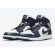 AIR JORDAN 1 MID 'ARMORY NAVY' 554724-411 AIR JORDAN 1 MID 'ARMORY NAVY' 554724-411