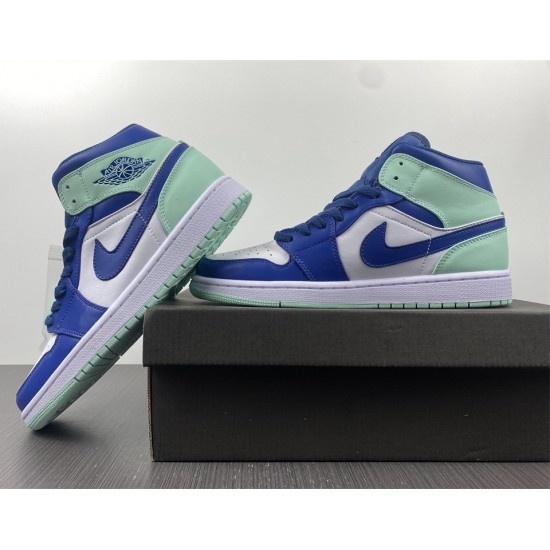 Jordan 1 Mid Blue Mint 2022