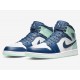 Air Jordan 1 Mid 'Blue Mint' 2022 554724-413 Air Jordan 1 Mid 'Blue Mint' 2022 554724-413