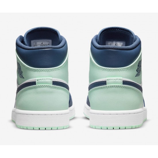 Air Jordan 1 Mid 'Blue Mint' 2022 554724-413 Air Jordan 1 Mid 'Blue Mint' 2022 554724-413