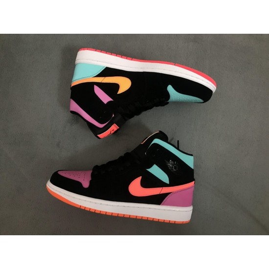 AIR JORDAN 1 MID GS 'CANDY' 554725-083 AIR JORDAN 1 MID GS 'CANDY' 554725-083