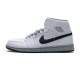 Air Jordan 1 Mid GS White Cement 554725-115