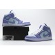 Nike Air Jordan 1 Mid Purple Aqua Blue 554725-500