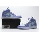 Nike Air Jordan 1 Mid Purple Aqua Blue 554725-500 Nike Air Jordan 1 Mid Purple Aqua Blue 554725-500