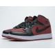 Air Jordan 1 Mid 'Banned' Gym Red Black 554725-610 Air Jordan 1 Mid 'Banned' Gym Red Black 554725-610