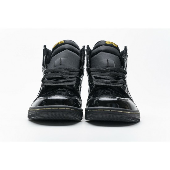 AIR JORDAN 1 HIGH OG 'BLACK GOLD' PATENT LEATHER 555088-032 AIR JORDAN 1 HIGH OG 'BLACK GOLD' PATENT LEATHER 555088-032