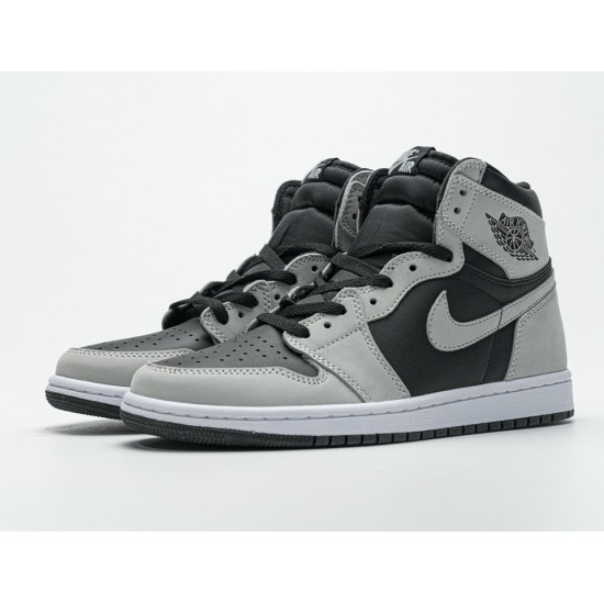 Air Jordan 1 Shadow 2.0 Black Light Smoke Grey 555088-035 Air Jordan 1 Shadow 2.0 Black Light Smoke Grey 555088-035