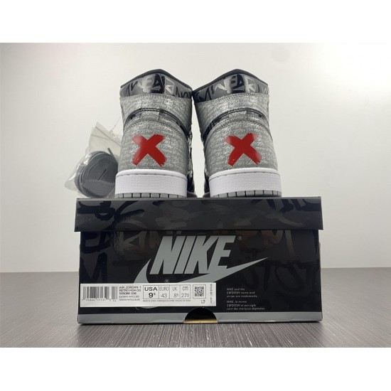AIR JORDAN 1 HIGH OG 'REBELLIONAIRE' 555088-036 AIR JORDAN 1 HIGH OG 'REBELLIONAIRE' 555088-036