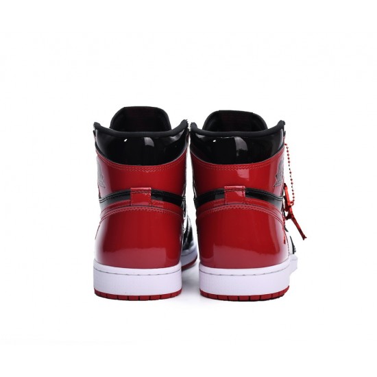 AIR JORDAN 1 RETRO HIGH OG PATENT 'BRED' 555088-063 AIR JORDAN 1 RETRO HIGH OG PATENT 'BRED' 555088-063