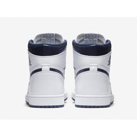 AIR JORDAN 1 RETRO HIGH OG 'METALLIC NAVY' 555088-106 AIR JORDAN 1 RETRO HIGH OG 'METALLIC NAVY' 555088-106