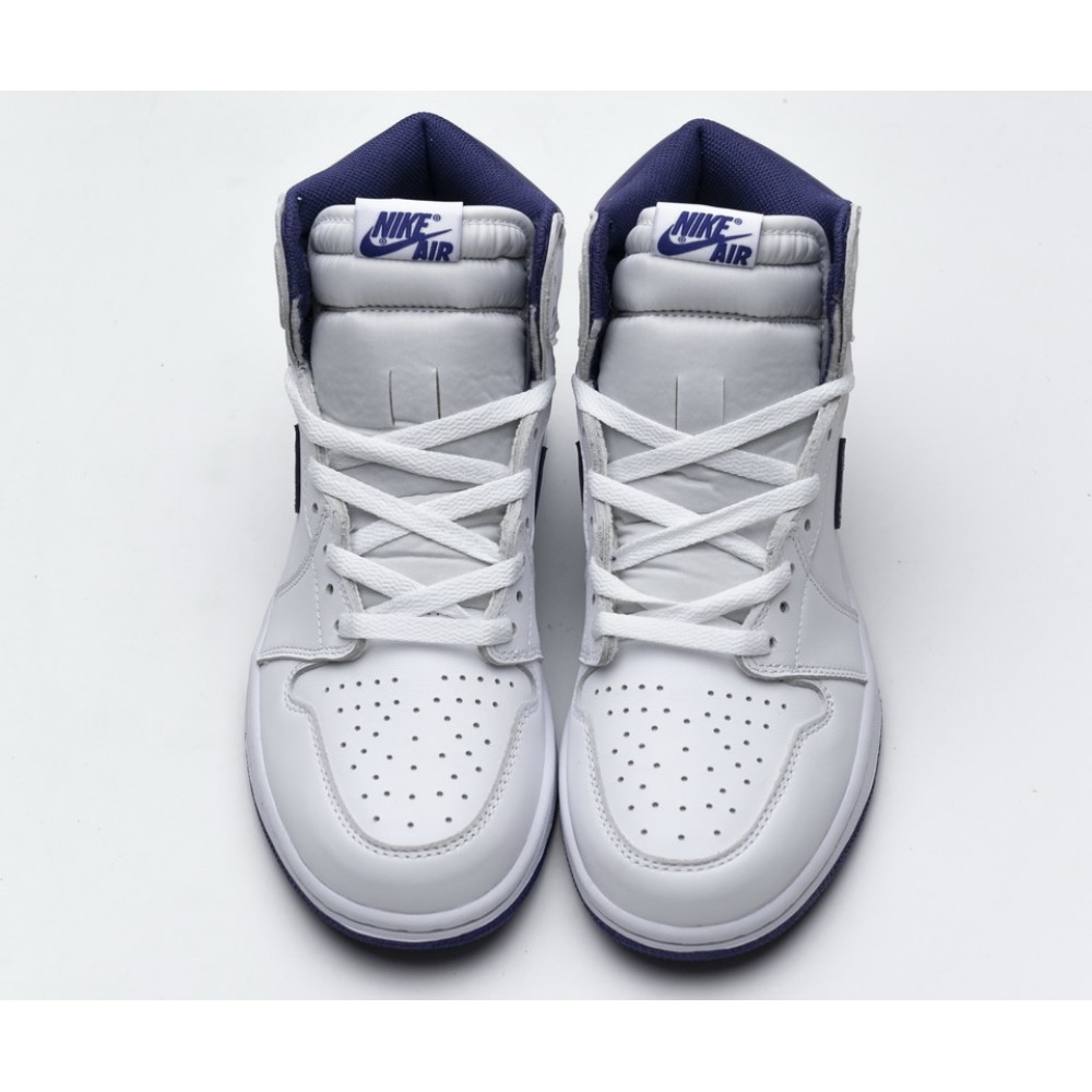 air jordan 1 white and purple