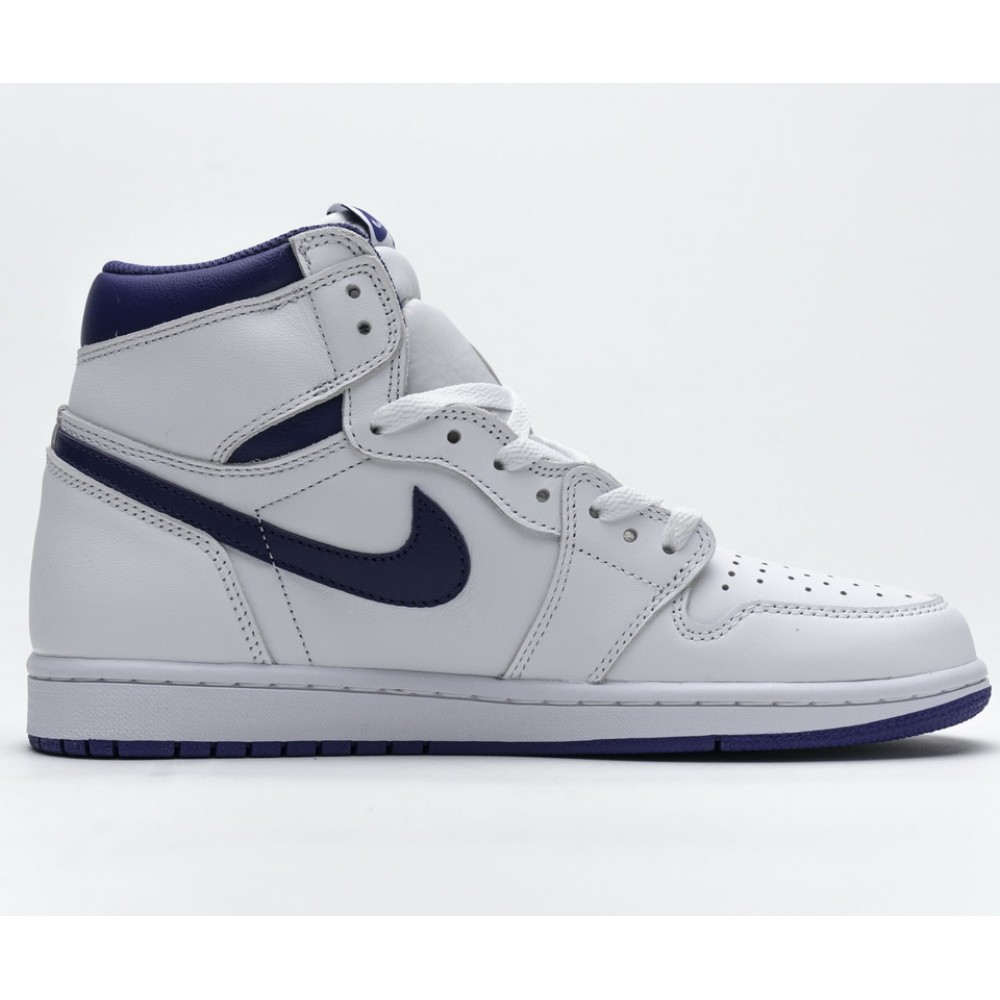 air jordan 1 white and purple