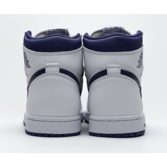 Nike Air Jordan 1 Retro High OG White Purple cu0449-151