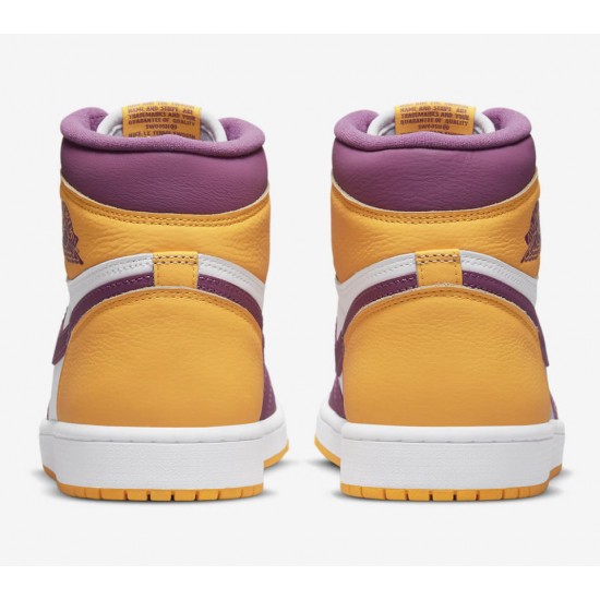 AIR JORDAN 1 HIGH RETRO OG 'BROTHERHOOD' 2022 555088-706 AIR JORDAN 1 HIGH RETRO OG 'BROTHERHOOD' 2022 555088-706
