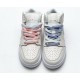 Nike Air Jordan 1 Mid GG Multi Color Swoosh 555112-035