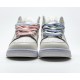 Nike Air Jordan 1 Mid GG Multi Color Swoosh 555112-035 Nike Air Jordan 1 Mid GG Multi Color Swoosh 555112-035