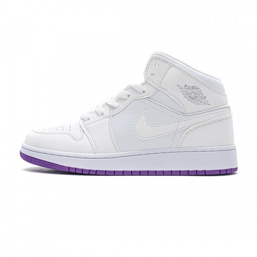 Nike Air Jordan 1 Mid SE White Fuchsia Blast 555112-100