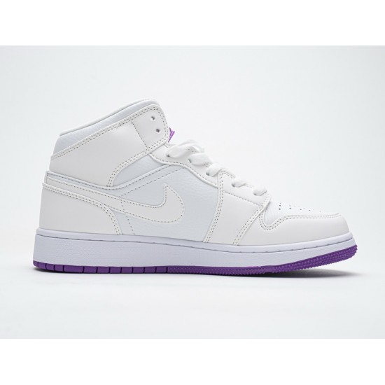 Nike Air Jordan 1 Mid SE White Fuchsia Blast 555112-100 Nike Air Jordan 1 Mid SE White Fuchsia Blast 555112-100