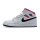Nike Air Jordan 1 Mid White Black Hyper Pink 555112-106 Nike Air Jordan 1 Mid White Black Hyper Pink 555112-106