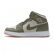 Air Jordan 1 Mid GS Trooper Bleached Coral 555112-225