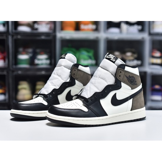 AIR JORDAN 1 RETRO HIGH OG GS 'BLACK MOCHA' 575441-105 AIR JORDAN 1 RETRO HIGH OG GS 'BLACK MOCHA' 575441-105