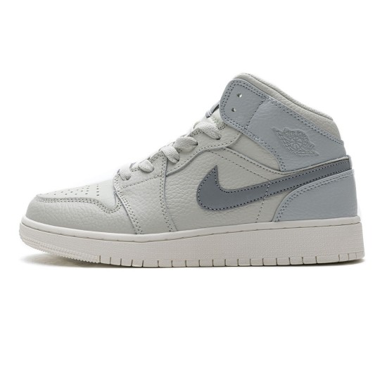 Air Jordan 1 Mid Light Bone Grey 582542-003