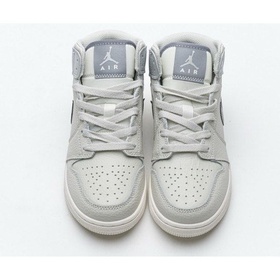 Air Jordan 1 Mid Light Bone Grey 582542-003 Air Jordan 1 Mid Light Bone Grey 582542-003