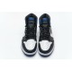 AIR JORDAN 1 "FRAGMENT" RETRO 1S BLACK AND BLUE 716371-040 AIR JORDAN 1 "FRAGMENT" RETRO 1S BLACK AND BLUE 716371-040
