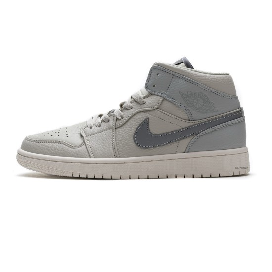 Air Jordan 1 Mid Light Bone Grey Fog 852542-003 Air Jordan 1 Mid Light Bone Grey Fog 852542-003