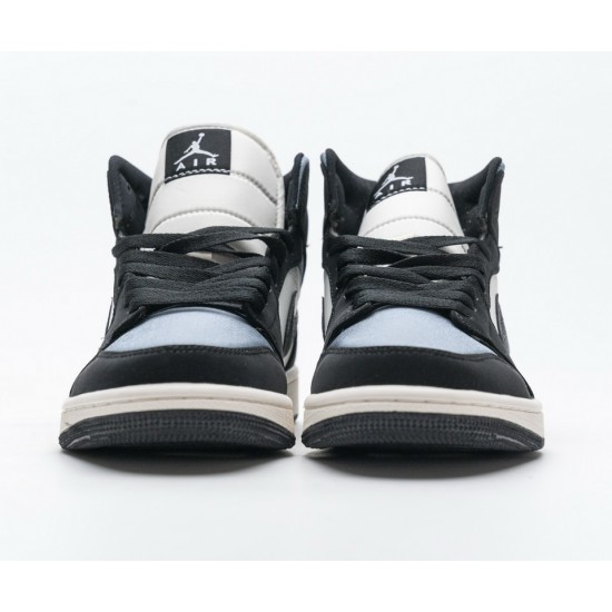 Nike Air Jordan 1 Mid SE 'Satin Grey' 852542-011 Nike Air Jordan 1 Mid SE 'Satin Grey' 852542-011