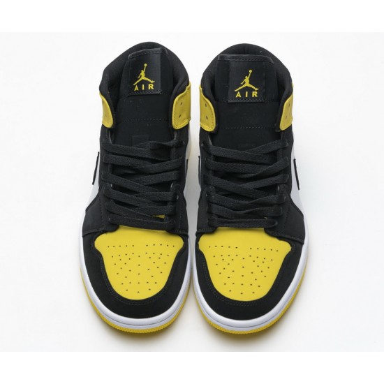 Nike Air Jordan 1 Mid SE Yellow Toe 852542-071 Nike Air Jordan 1 Mid SE Yellow Toe 852542-071