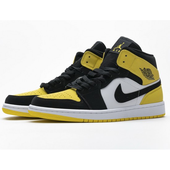 Nike Air Jordan 1 Mid SE Yellow Toe 852542-071 Nike Air Jordan 1 Mid SE Yellow Toe 852542-071