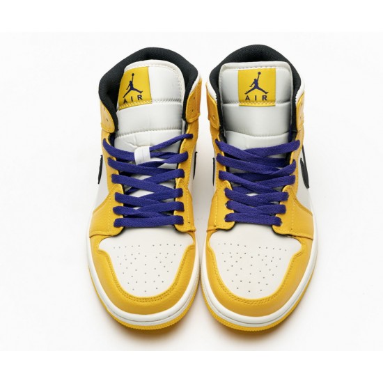 Air Jordan 1 Mid Lakers 852542-700 Air Jordan 1 Mid Lakers 852542-700