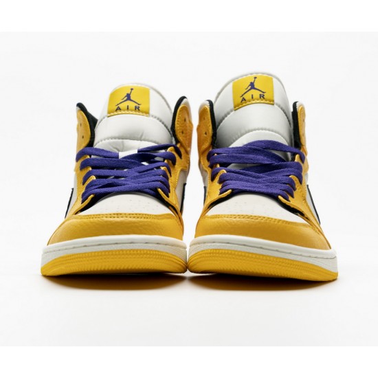 Air Jordan 1 Mid Lakers 852542-700