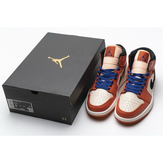 Nike Air Jordan 1 Mid SE Team Orange 852542-800 Nike Air Jordan 1 Mid SE Team Orange 852542-800