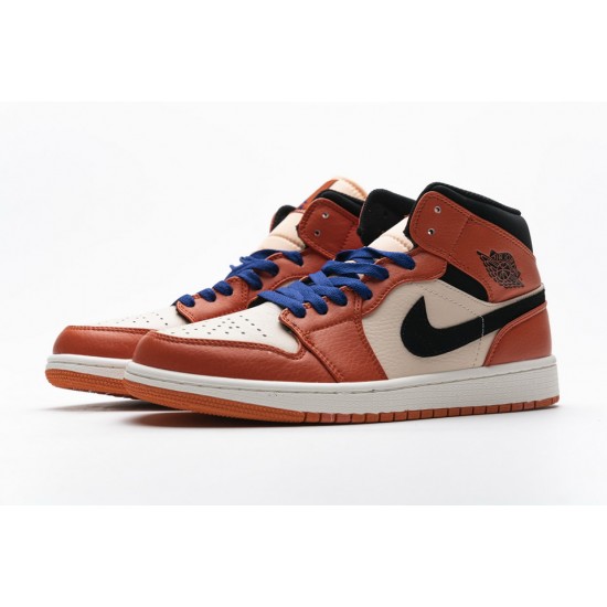 Nike Air Jordan 1 Mid SE Team Orange 852542-800 Nike Air Jordan 1 Mid SE Team Orange 852542-800