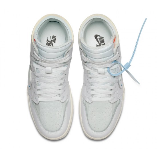 Off-White x Jordan 1 Retro High OG 'Alaska' 2026 AA3834-100